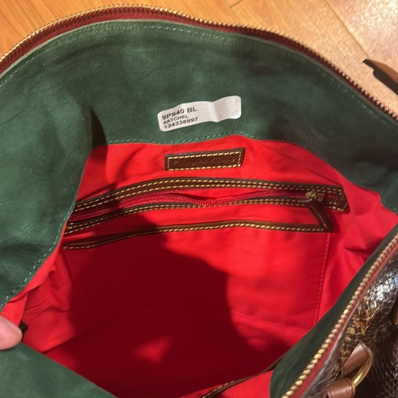 Dooney & Bourke city python satchel - Picture 5 of 8